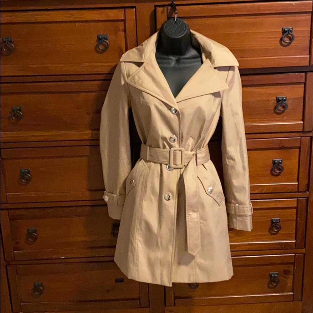 Calvin Klein Single Breasted Rain Trench NWOT